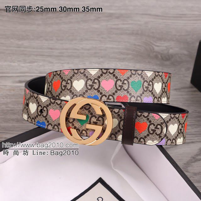 Gucci經典皮帶 古奇男士小牛皮腰帶  jjp1841